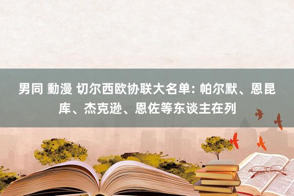 男同 動漫 切尔西欧协联大名单: 帕尔默、恩昆库、杰克逊、恩佐等东谈主在列